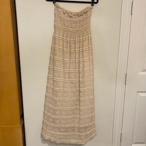 Ruffle & Lace Maxi Dress